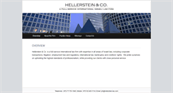 Desktop Screenshot of hellerstein-law.com